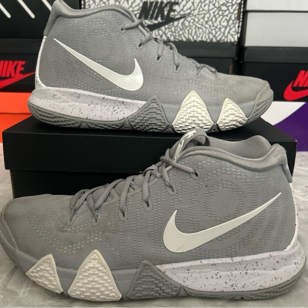 Kyrie 4 wolf gray size 10